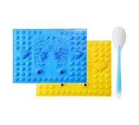 Vriusi Foot Reflexology Mat, Foldable Foot Massage Mat, Foot Pressure Point Pad, Super Jogging Board, Running Pad Foot Acupoint Massage Artifact for Home, Company and Travel