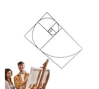 Vriusi Mirino composizione, mirino Golden Ratio - Ricerca composizione numero oro - Visualizzatore sezione oro chiaro, strumento di composizione del triangolo d'oro per la fotografia, il