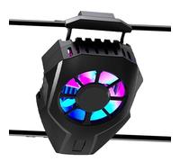 Vriusi Mobile Cooler | Ricaricabile Portatile Telefono Radiatore | Semiconductor Cooling Fan for, Back Clip Silent Mobile Radiator for Smartphone, Cooler per Long
