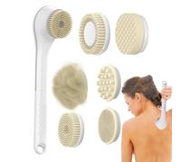 Vriusi Scrubber elettrico per la schiena spazzola elettrica per il corpo | Spazzola da massaggio per la pulizia del corpo,Spazzola da bagno elettrica confortevole, impermeabile, purificatore per la