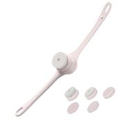 Vriusi Spazzola da bagno elettrica, Scrubber per il corpo impermeabile, Spazzola per il corpo, Scrubber elettrico per bagno, Scrubber posteriore grande batteria, Spazzola da bagno facciale