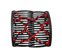 Vriusi Stretchy Hair Combs, Popular Retro Magic Hair Comb, Magic Women Comb Clip, Creative Elastic Hairpin, Doppia Comb Hair Clip, Multipurpose Hair Accessories for Braided Hair, Bun and Low Ponytail