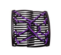 Vriusi Stretchy Hair Combs, Popular Retro Magic Hair Comb, Magic Women Comb Clip, Creative Elastic Hairpin, Doppia Comb Hair Clip, Multipurpose Hair Accessories for Braided Hair, Bun and Low Ponytail