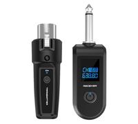 Vriusi Wireless Microfono Adapter, Dinamico Wired Conversion, Trasmitter Receiver High Sensitivity Mic Adapter System, Wireless Mic System, Clear Wireless Transmission System for Office and Home