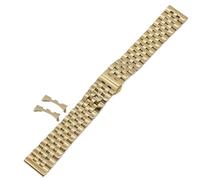 VRKRTVBLB Cinturino for orologio in acciaio inossidabile massiccio a sette perline da 10-24 mm, accessori cinturini(4,18mm)