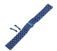 VRKRTVBLB Cinturino for orologio in acciaio inossidabile massiccio a sette perline da 10-24 mm, accessori cinturini(7,19mm)