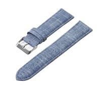 VRKRTVBLB Cinturino for orologio in pelle di tela di nylon a sgancio rapido Accessori for orologio di ricambio for cinturino for orologio unisex da 10-22 mm(Blue 1,20mm)