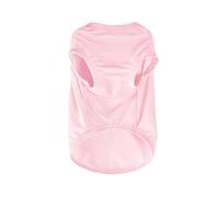 VRKRTVBLB Pet Summer Sunscreen Ice Silk Cotton Vest Traspirante Fresco a Maniche Corte for Cani e Gatti di Piccola e Media Taglia(D,S)
