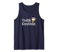 Vrolijk Kerstfeest Olandese Buon Natale Pupazzo di Neve Canotta