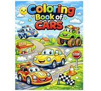 Vroom Vroom coloring book: Children car coloring book