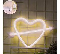 Vroomoto 1 Luce Al Neon LED a Forma di Luna e Decorazione USB/a Batteria a Forma di Gatto per la Casa, il Matrimonio e il Palcoscenico, Fornisce un Effetto a Lume di Candela Senza (10)