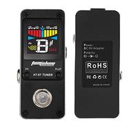 Vroomoto AT07 Mini Sintonizzatore Cromatico Pedale Effetti Effetti Singoli per Chitarra Elettrica Durevole Pulsante Piatto A4 Squisito per Musicisti Professionisti Dimensioni Port