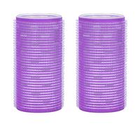 Vroomoto Bigodini Per Capelli - Set 2 Pezzi - Autobloccanti, Autoadesivi e Ventilati - Senza Calore, a Presa Forte (5 X 10 cm) - Per Acconciature Fai-te con Ricci Morbidi e Vintage