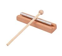 Vroomoto Campanelli Eolici [musical educativi] Carillon in Classe Ritmo Apprendimento della Musica Insegnamento Strumento a Percussione Carillon in Legno con Maglio per la Meditazione Yoga (Suoneria