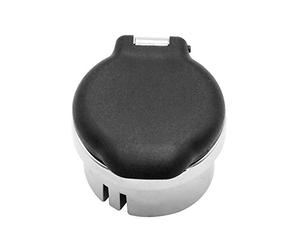 Vroomoto Copertura per Presa di Corrente Dash Cromata 2007-2013 Silverado | Spina Accendisigari, Materiale Cromato, Sostituzione Cruscotto, Silverado Sierra Tahoe 2007-2013, Montaggio Diretto
