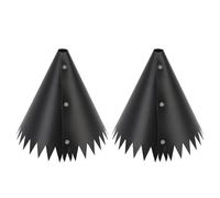 Vroomoto Deflettore Avvolgente per Scoiattoli, Materiale PVC Resistente Alle Intemperie, Protezione Efficace per Scoiattoli Mangiatoie Uccelli, Perfetto L'uso in Giardino, 2 Pezzi (16 pollici)