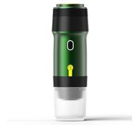 Vroomoto Mini Macchina per il caffè Macchina per il caffè Compatta Piccola Portatile Pompa da 15 Bar Riscaldamento 5 Minuti Ricaricabile (Verde)