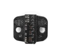 Vroomoto Pinza per Cavi Pinza per Crimpare 5 Ganasce Intercambiabili Terminali Terminali con Chiave Esagonale Non Isolati da 24 a 10 AWG (JX-1601-06)