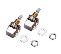 Vroomoto POTENZIOMETRI PER CHITARRA ELETTRICA BASSO PENTOLE CON ALBERO SPLIT PUSH PULSANTE INTERRUTTORE PARTI PER CHITARRA 2 PZ GLI AMANTI DELLA MUSICA