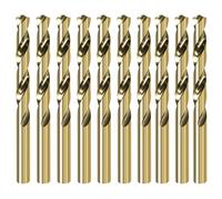 Vroxdrez HSS-Co Punta per Metallo Professional 10pcs 2.0mm, Punte Elicoidali per Forare Acciaio Inox e Metallo Duro, Alta Precisione, Standard DIN 338 (2mm*49mm)