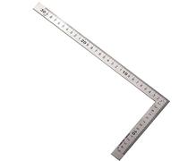 Vroxdrez Righello Quadrato Squadra da Fabbro 150×300mm in Acciaio Inossidabile Precisione Professionale Anticorrosione per Falegnameria Costruzioni