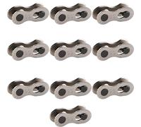 Vroxdrez Set 10 Maglie Catena per Bici da Corsa e MTB Falsamaglia Universale Riutilizzabile in Acciaio per Trasmissione 10 Velocità Sgancio Rapido Catena Bicicletta