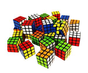 Vroxdrez Set Di 24 Mini Cubi Magici 3x3x3 Cm Colorati Rispettosi Dell’Ambiente Ideali per Compleanni Regali Educativi Natale Premi iochi Intelligenti Bambini