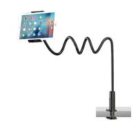 Vroxdrez Supporto Tablet Letto con Collo di Cigno, Braccio Regolabile da 76 cm, Stabile e Universale per iPad, iPhone, Nintendo Switch, Samsung, Kindle, Telefoni e Dispositivi Plus