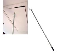 VRTYVEYBB Asta di tirata della Scala della soffitta dell'Acciaio Inossidabile con Gancio Sicuro per Un Facile Accesso al Vostro stoccaggio,utilizzato Come Accessorio per Barre di Traino da Tetto