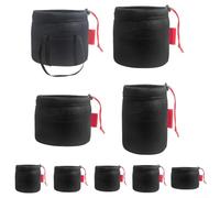 VRTYVEYBB Borsa a rete da campeggio anticollisione per pentole e stoviglie, leggera e traspirante per l'uso, Come da immagine, 14*16cm