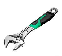 VRTYVEYBB Chiave inglese regolabile da 25,4 cm, in acciaio al cromo | 25,4 cm per una lunghezza versatile, ampia capacità della mascella, acciaio al cromo, presa comoda, manutenzione automatica