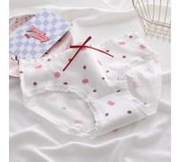 VRTYVEYBB Cotone Orso Biancheria Intima Donna M-XL Cute Cartoon | Morbido tessuto di cotone, graziosa stampa orsetto, vestibilità a vita media, taglie M-XL, abbigliamento primavera estate