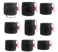 VRTYVEYBB Forniture da campeggio Borsa a rete anticollisione Pot Storage Pouch per uso esterno traspirante e leggero per le tue avventure, Come da immagine, 28*26cm