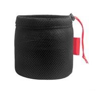 VRTYVEYBB Forniture da campeggio Borsa a rete anticollisione Pot Storage Pouch per uso esterno traspirante e leggero per le tue avventure, Come da immagine, 14*16cm