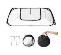 VRTYVEYBB Garden Rows Accelerator - Serra da giardino con porta arrotolabile con cerniera