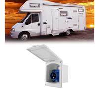 VRTYVEYBB IP44 Impermeabile Socket RV Presa Esterna Per Caravanning Presa Incorporata Per RV Ingresso di Alimentazione Esterna In Plastica