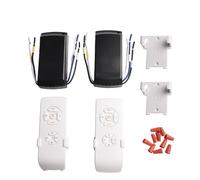 VRTYVEYBB Kit di controllo remoto moderno per ventilatore da soffitto, facile installazione, tasti sensibili, design elegante, diverse opzioni di temporizzazione