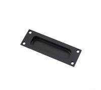 VRTYVEYBB Maniglie a filo in acciaio inox progettate per porte scorrevoli a incasso, look moderno con comoda impugnatura (nero)