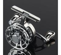 VRTYVEYBB Mulinello leggero per pesca su ghiaccio, 2 + 1, cuscinetti in metallo, resistente e liscio, impermeabile, rapporto di trasmissione 2,6:1