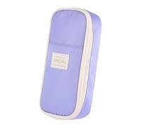 VRTYVEYBB Organizer per matite con interno spazioso, perfetto per tenere tutti i tuoi strumenti di scrittura ordinatamente riposti, Come da immagine, Purplished purple