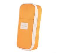 VRTYVEYBB Organizer per matite con interno spazioso, perfetto per tenere tutti i tuoi strumenti di scrittura ordinatamente riposti, Come da immagine, Yellow lemon