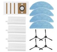 VRTYVEYBB Per ILIFE A12 Pro Auto Svuotamento Robot Aspirapolvere Spazzola Filtro Mop Panno Sacchetto di Polvere Kit di Ricambio Accessori