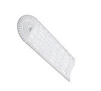 VRTYVEYBB Righello da disegno per indagini sugli incidenti stradali, modello in plastica trasparente da 27,3 cm per mappatura del sito, uso legale e ingegneristico