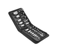 VRTYVEYBB Set di 12 punzoni per cuoio, con fustelle rotonde da 3 a 19 mm, per cinturini, cinturini e guarnizioni, in acciaio al carbonio temprato