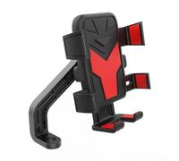 VRTYVEYBB Supporto per telefono da moto con flessibilità a 360 gradi per una maggiore sicurezza sulla strada (retrovisore nero)