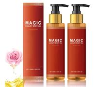VRYNDH 2 Bottiglie Magic Luxury Body Oil - Olio Corpo Rassodante e Idratanteeffetto Ant,100ml, per una Pelle Liscia, Morbida e Luminosa