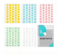 VRYNDH 200 Pezzi Patch brufoli stelline, cerotti per brufoli con olio dell'albero tè Acido Salicilico, Facile da usare