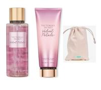 VS Velvet Petals - Set regalo spray per il corpo da donna | Victoria Body Mist Set: lussuoso set regalo spray per il corpo da donna - Set perfetto per ragazze, profumo, pozione e lozione per il corpo