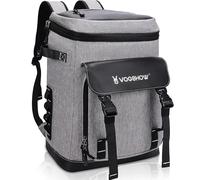 VS Vogshow Zaino Termico Grande 30 Litri, Borsa Termica per Picnic, Borsa Frigo Isoterma multiuso per Campeggio, Famiglia all'aperto, BBQ, Shopping, Viaggi, Pesca e Spiaggia(Grigio)