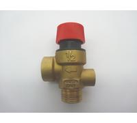 VS123MAPM/UNIVAL VALVOLA SICUREZZA 1/2"ATTACCO MANOMETRO 1/4" 3 BAR UNIVAL
